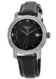 Tissot T Classic Bridgeport Black Dial Black Leather Strap Watch For Men - T097.410.16.058.00 Buy Now By Tissot