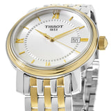 Tissot T Classic Bridgeport Silver Dial Two Tone Mesh Bracelet Watch For Men - T097.410.22.038.00 Buy Now By Tissot