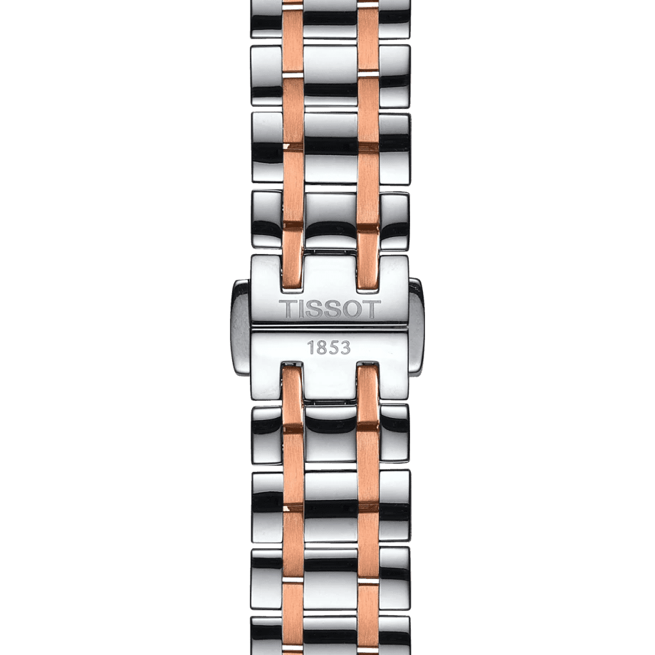 Tissot Chemin Des Tourelles Powermatic 80 Helvetic Price Lady Silver Dial Two Tone Steel Strap Watch For Women - T099.207.22.118.01 Buy Now By Tissot