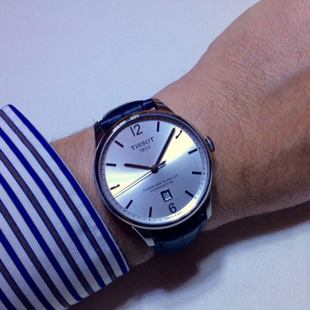 Tissot Chemin Des Tourelles Powermatic 80 Silver Dial Black Leather Strap Watch For Men - T099.407.16.037.00 Buy Now By Tissot