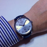 Tissot Chemin Des Tourelles Powermatic 80 Silver Dial Black Leather Strap Watch For Men - T099.407.16.037.00 Buy Now By Tissot