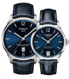 Tissot Chemin Des Tourelles Powermatic 80 Lady Blue Dial Blue Leather Strap Watch For Women - T099.207.16.047.00 Buy Now By Tissot