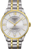 Tissot Chemin Des Tourelles Powermatic 80 Silver Dial Two Tone Steel Strap Watch For Men - T099.407.22.038.00