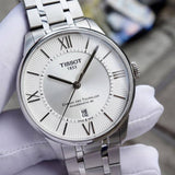 Tissot T Classic Chemin Des Tourelles Silver Dial Silver Steel Strap Watch For Men - T099.408.11.038.00 Buy Now By Tissot