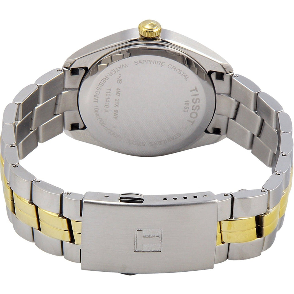 Tissot T Classic PR 100 White Dial Two Tone Steel Strap Watch for Men - T101.410.22.031.00 Buy Now By Tissot