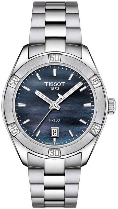 Tissot PR 100 Sport Chic Mother of Pearl Dial Watch For Women - T101.910.11.121.00 Buy Now By Tissot