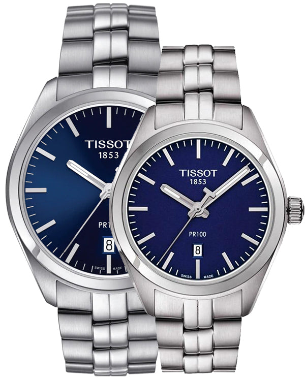 Tissot PR 100 Lady Blue Dial Quartz Watch For Women - T101.210.11.041.00 Buy Now By Tissot