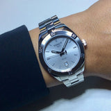 Tissot PR 100 Sport Chic Silver Dial Silver Steel Strap Watch for Women - T101.910.11.031.00 Buy Now By Tissot