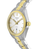 Tissot T Classic PR 100 Sport Chic White Dial Two Tone Steel Strap Watch For Women - T101.210.22.031.00 Buy Now By Tissot