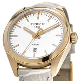 Tissot T Classic PR 100 Lady White Dial Watch For Women - T101.210.36.031.00 Buy Now By Tissot