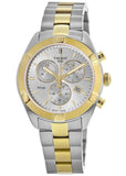 Tissot PR 100 Sport Chic Chronograph Silver Dial Two Tone Steel Strap Watch For Women - T101.917.22.031.00 Buy Now By Tissot