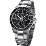 Tissot V8 Quartz Chronograph Black Dial Silver Steel Strap Watch For Men - T106.417.11.051.00 Buy Now By Tissot