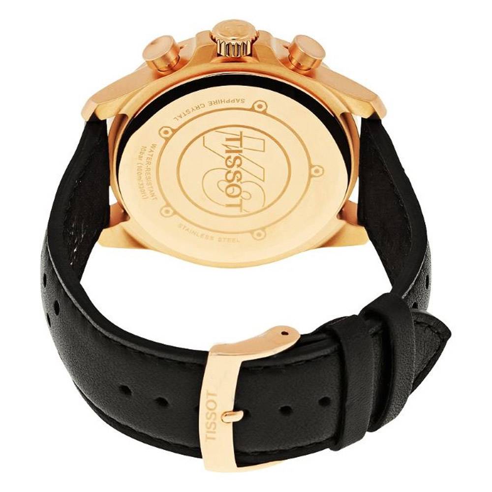 Tissot V8 Quartz Chronograph White Dial Black Rubber Strap Watch For Men - T106.417.36.031.00 Buy Now By Tissot