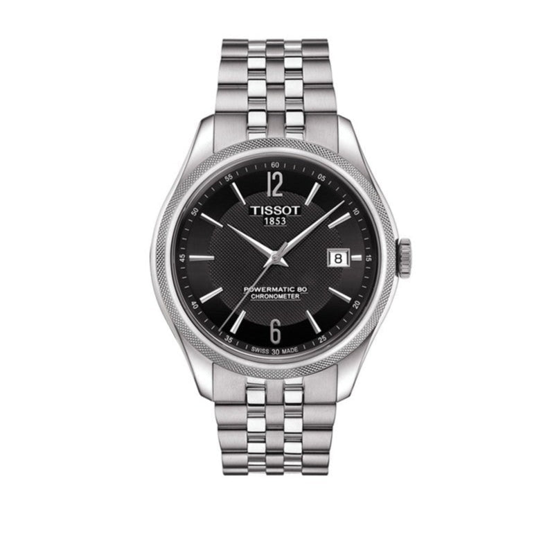 Tissot Ballade Powermatic 80 Cosc Black Dial Silver Steel Strap Watch For Men - T108.408.11.057.00 Buy Now By Tissot