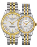 Tissot Ballade Powermatic 80 Mother of Pearl Silver Dial Two Tone Steel Strap Watch For Women - T108.208.22.117.00 Buy Now By Tissot
