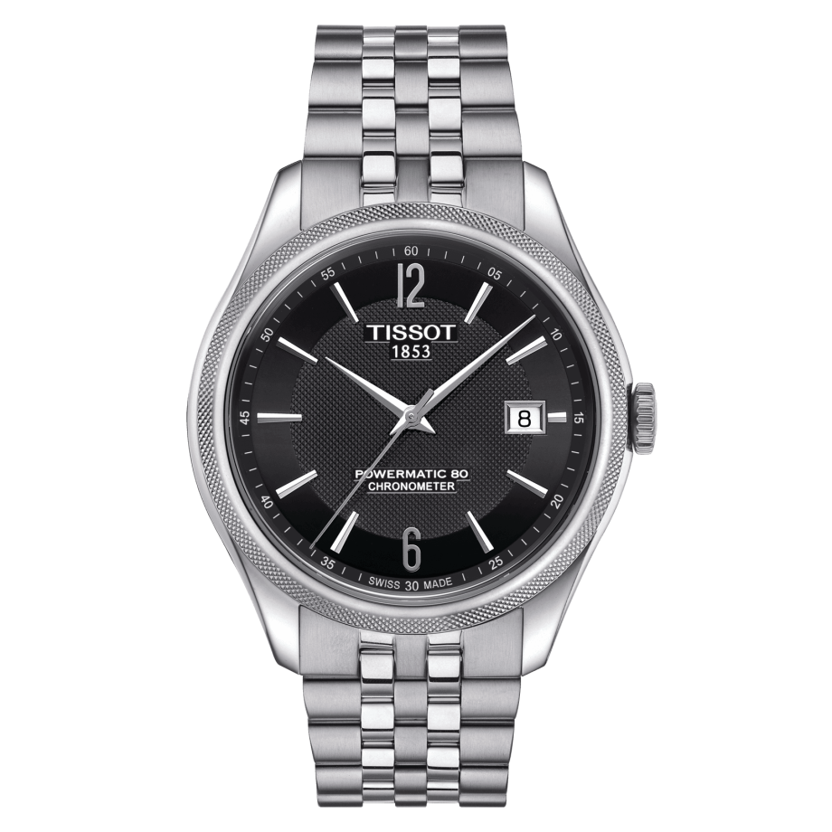 Tissot Ballade Powermatic 80 Cosc Black Dial Silver Steel Strap Watch For Men - T108.408.11.057.00 Buy Now By Tissot