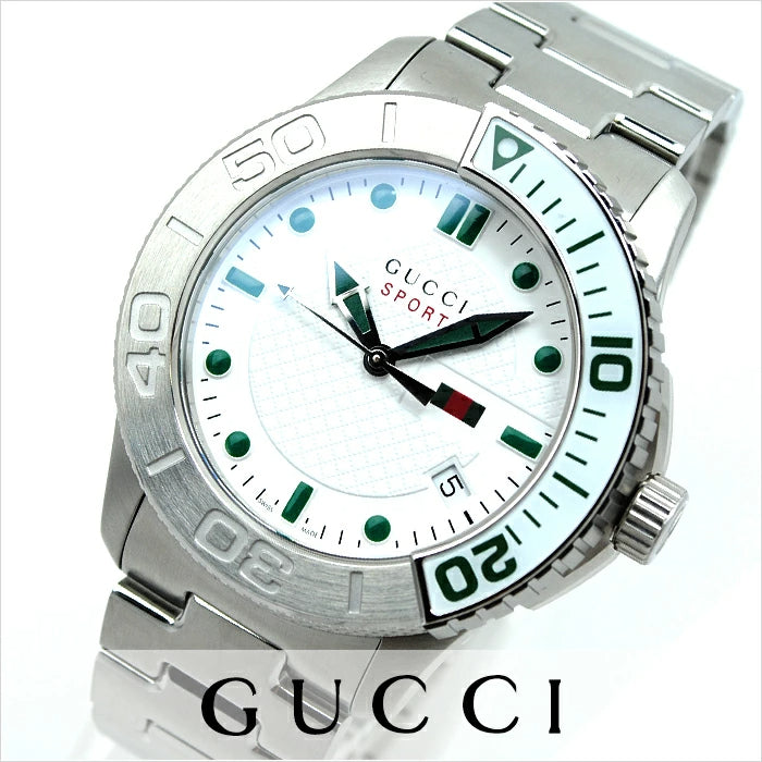 Gucci G Timeless Silver Dial Silver Steel Strap Watch For Men - YA126232 Buy Now By Gucci