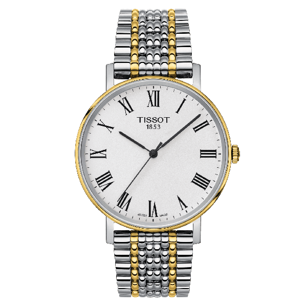 Tissot Everytime Medium White Dial Two Tone Mesh Bracelet Watch For Men - T109.410.22.033.00 Buy Now By Tissot