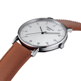 Tissot T Classic Everytime Large White Dial Brown Leather Strap Watch For Men - T109.610.16.037.00 Buy Now By Tissot