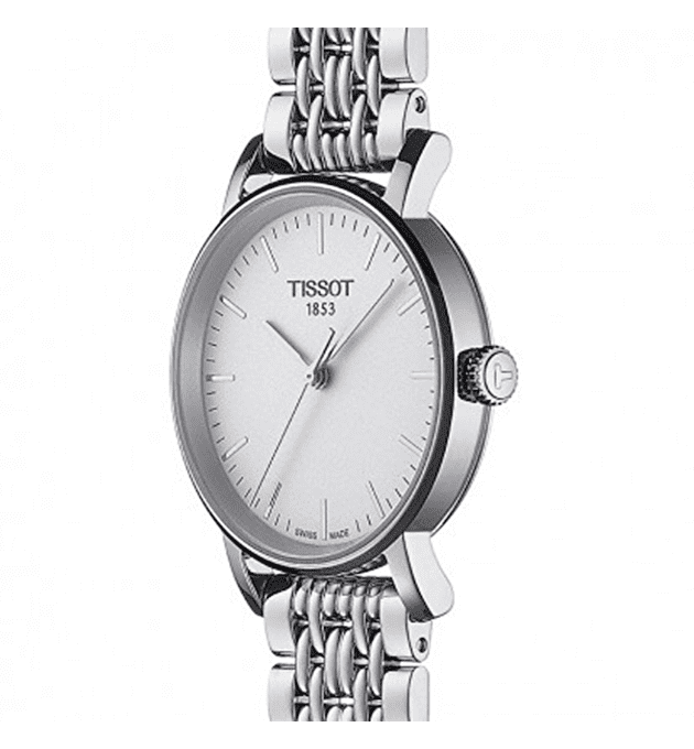 Tissot Everytime Small White Dial Silver Mesh Bracelet Watch For Women - T109.210.11.031.00 Buy Now By Tissot
