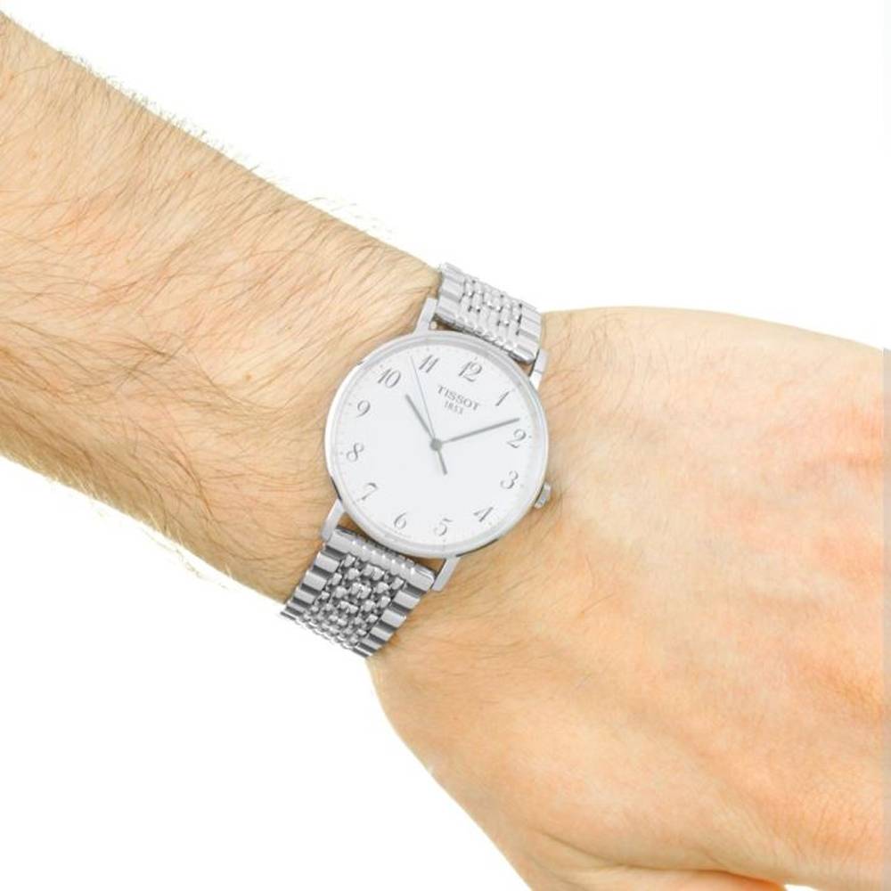 Tissot Everytime Desire Medium Silver Dial Silver Mesh Bracelet Watch For Men - T109.410.11.032.00 Buy Now By Tissot