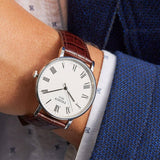 Tissot T Classic Everytime White Dial Brown Leather Strap Watch For Men - T109.410.16.033.00 Buy Now By Tissot