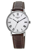 Tissot T Classic Everytime White Dial Brown Leather Strap Watch For Men - T109.410.16.033.00 Buy Now By Tissot
