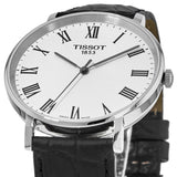 Tissot Everytime Medium White Dial Black Leather Strap Watch For Men - T109.410.16.033.01 Buy Now By Tissot