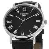 Tissot Everytime Medium Black Dial Black Leather Strap Watch For Men - T109.410.16.053.00 Buy Now By Tissot
