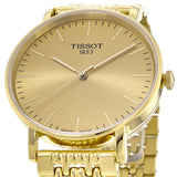 Tissot T Classic Everytime Medium Gold Dial Gold Mesh Bracelet Watch For Men - T109.410.33.021.00 Buy Now By Tissot