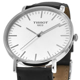 Tissot T Classic Everytime Large White Dial Black Leather Strap Watch For Men - T109.610.16.031.00 Buy Now By Tissot