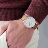 Tissot T Classic Everytime Large White Dial Brown Leather Strap Watch For Men - T109.610.16.037.00 Buy Now By Tissot