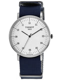 Tissot T Classic Everytime Large White Dial Blue NATO Strap Watch For Men - T109.610.17.037.00 Buy Now By Tissot