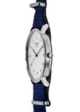 Tissot T Classic Everytime Large White Dial Blue NATO Strap Watch For Men - T109.610.17.037.00 Buy Now By Tissot