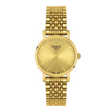 Tissot T Classic Everytime Desire Small Gold Dial Gold Mesh Bracelet Watch For Women - T109.210.33.021.00 Buy Now By Tissot