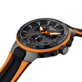 Tissot T Race Cycling Chronograph Black Dial Two Tone Rubber Strap Watch For Men - T111.417.37.441.04 Buy Now By Tissot