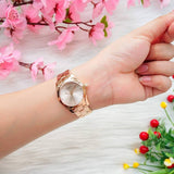 Tissot T Wave Rose Gold Dial Rose Gold Steel Strap Watch For Women - T112.210.33.456.00 Buy Now By Tissot