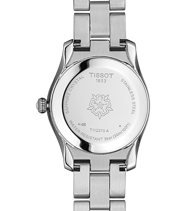 Tissot T Wave Mother of Pearl Dial Two Tone Steel Strap Watch For Women - T112.210.22.113.01 Buy Now By Tissot