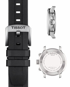 Tissot PRC 200 Chronograph Black Dial Black Rubber Strap Watch for Men - T114.417.17.057.00 Buy Now By Tissot
