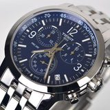 Tissot PRC 200 Chronograph Quartz Blue Dial Silver Steel Strap Watch For Men - T114.417.11.047.00 Buy Now By Tissot