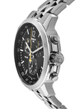Tissot PRC 200 Chronograph Black Dial Silver Steel Strap Watch For Men - T114.417.11.057.00 Buy Now By Tissot