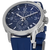 Tissot T Sport PRC 200 Chronograph Blue Rubber Strap Watch For Men - T114.417.17.047.00 Buy Now By Tissot