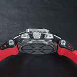 Tissot T Race Chronograph Black Dial Red Silicone Strap Watch For Men - T115.417.27.051.00 Buy Now By Tissot