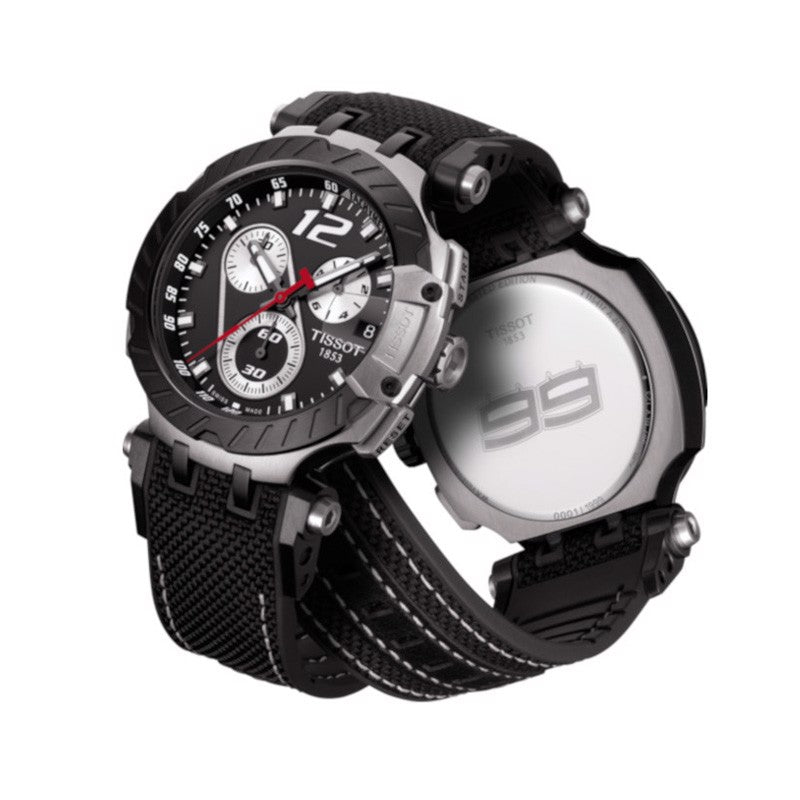 Tissot T Race Chronograph Anthracite Black Dial Black Silicone Strap Watch For Men - T115.417.27.061.00 Buy Now By Tissot