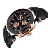 Tissot T Race Chronograph Black Dial Black Silicone Strap Watch For Men - T115.417.37.051.00 Buy Now By Tissot