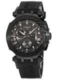 Tissot T Race Chronograph Anthracite Black Dial Black Silicone Strap Watch For Men - T115.417.37.061.03 Buy Now By Tissot