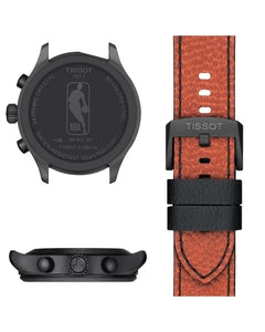 Tissot Chrono XL NBA Special Edition Black Dial Brown Leather Strap Watch for Men - T116.617.36.051.12 Buy Now By Tissot