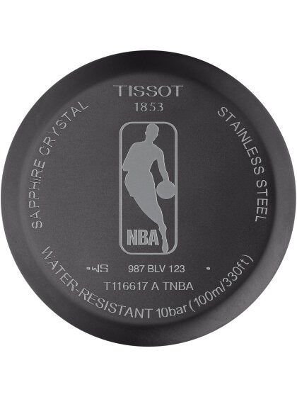 Tissot T Sport Chrono XL NBA Teams Special Chicago Bulls Edition Black Dial Black Leather Strap Watch for Men - T116.617.36.051.00 Buy Now By Tissot