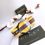 Gucci G Timeless Quartz Yellow & Purple Dial Yellow & Purple NATO Strap Watch For Men - YA1264069 Buy Now By Gucci
