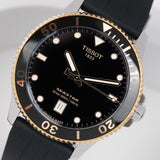 Tissot Seastar 1000 Black Dial Black Rubber Strap Watch For Men - T120.410.27.051.00 Buy Now By Tissot
